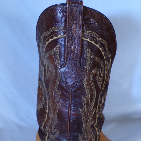 JACA BOTAS MEXICO OSTRICH QUILL LEATHER COWBOY BOOTS main image 16